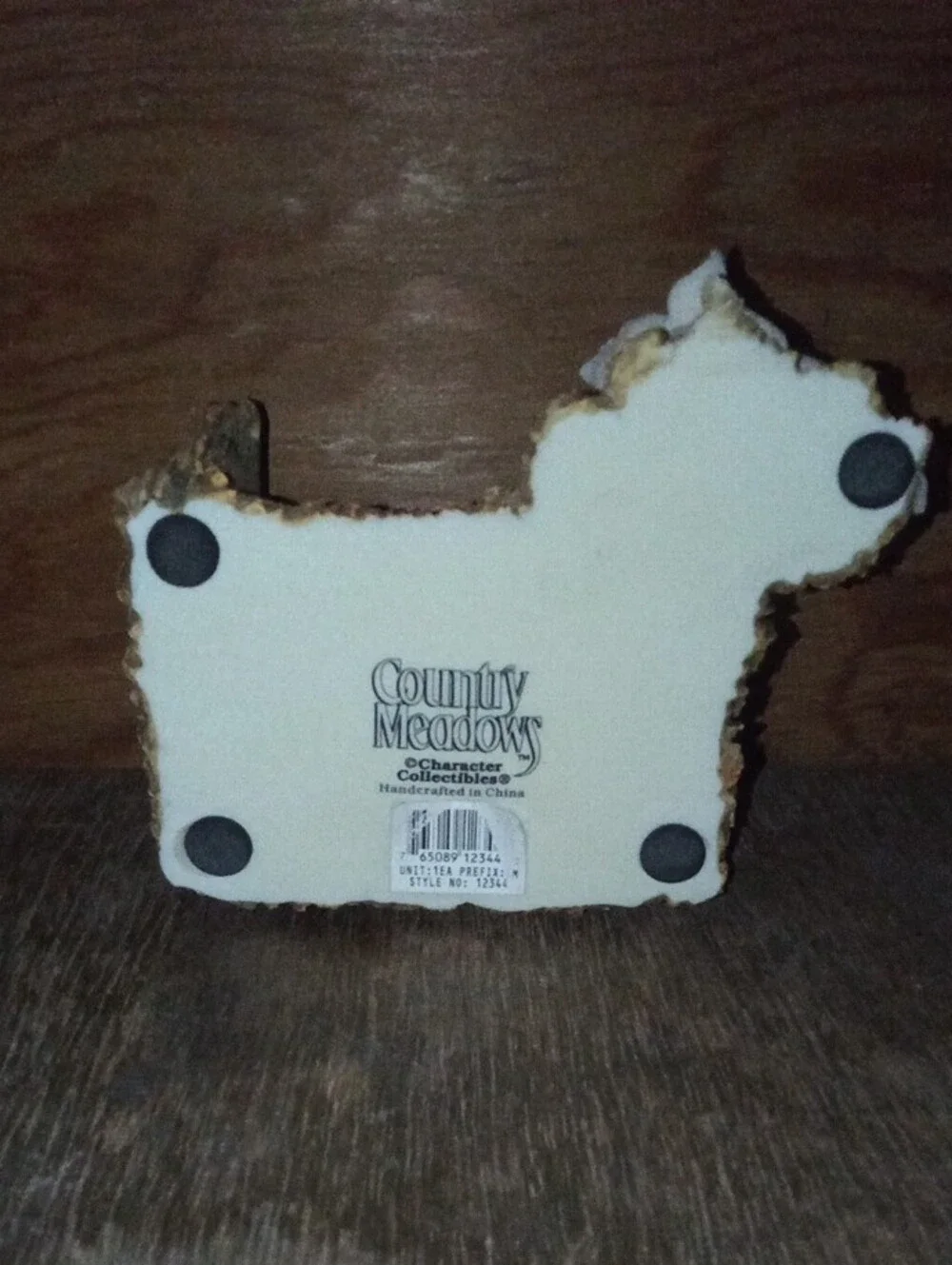 Country Meadows Decorative White Pig Memo Pad Holder - 90's Collectibles 5